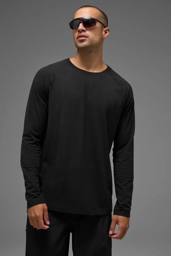 Vapor Crewneck Long Sleeve - Black