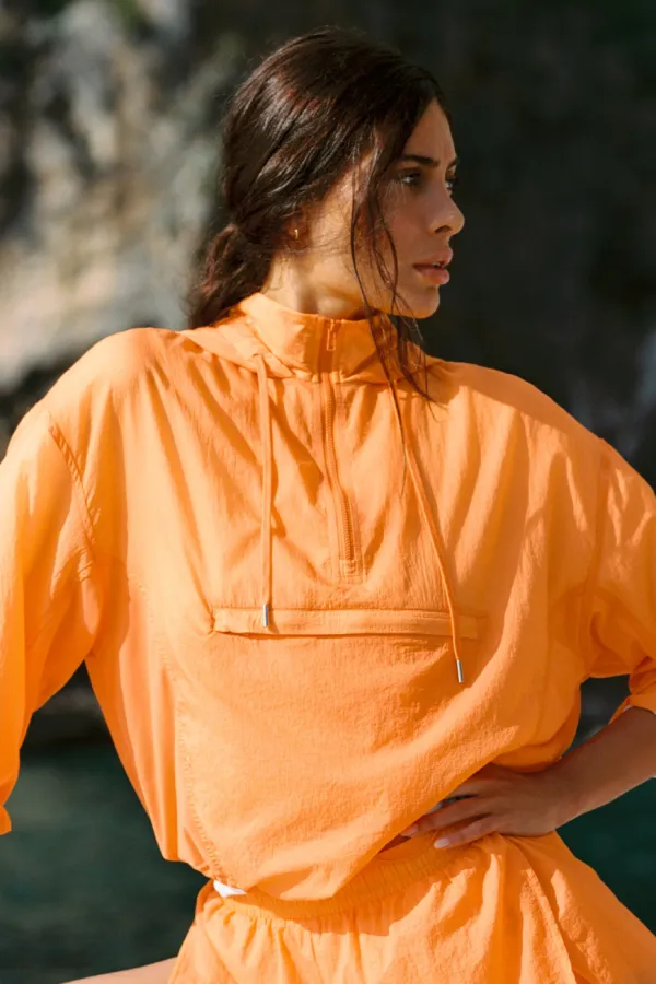 Pull Go Time 1/4 Zip - Brise mandarine