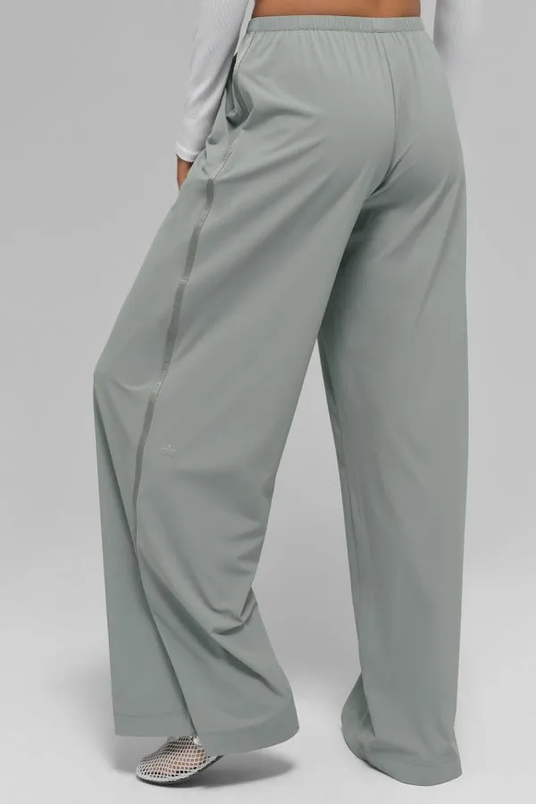 Breezy Hose mit weitem Bein (Lang) - Mondgrau