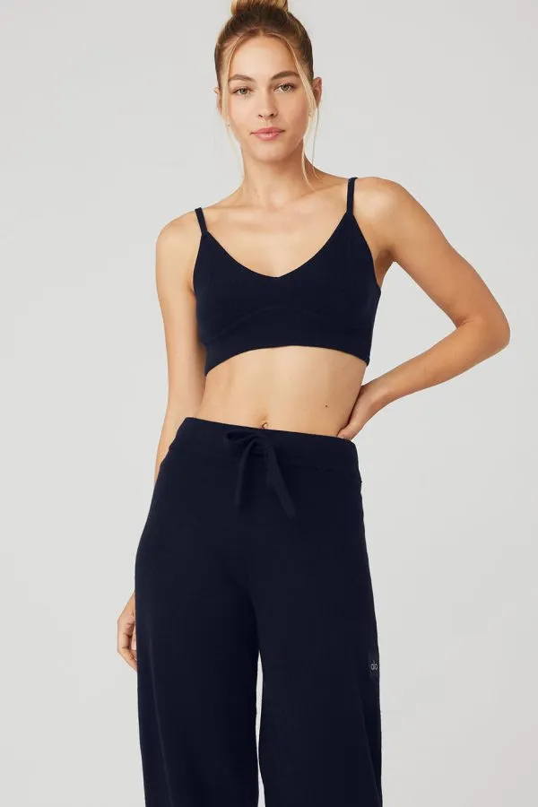 Brassière Jet Set en cachemire - Marine